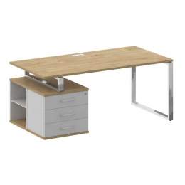 Стол руководителя с тумбой SK.SRT-180